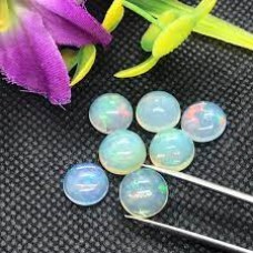 Natural Ethiopian opal 10mm round cabochon